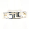 Gucci Double Logo 925 Sterling Silver Ring