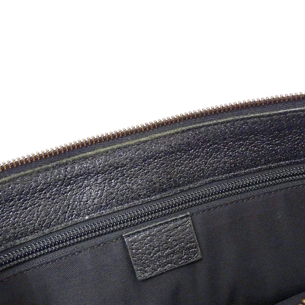 Gucci Shoulder Bag GG Canvas Black — view 8