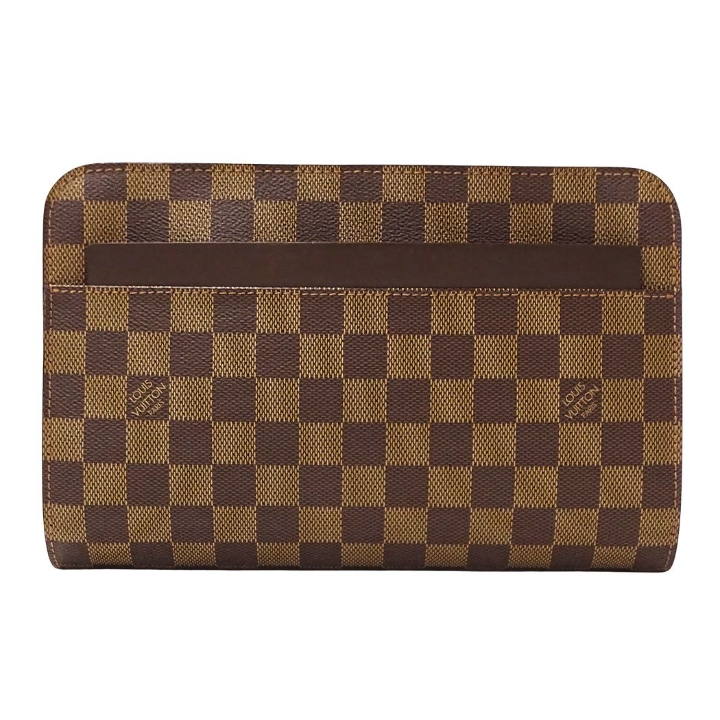 Louis Vuitton Damier Clutch Saint Brown