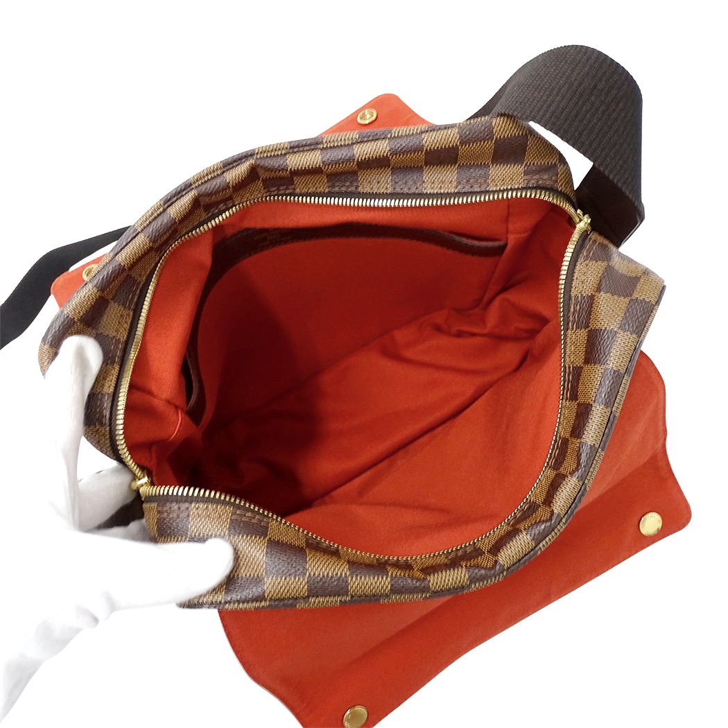 Louis Vuitton Damier Shoulder Bag Naviglio Brown — view 5