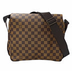 Louis Vuitton Damier Shoulder Bag Naviglio Brown