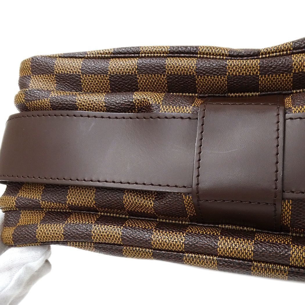 Louis Vuitton Damier Shoulder Bag Naviglio Brown — view 7
