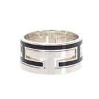 Hermes Move Ash Ring 925 Sterling Silver Black 53 AB — view 4