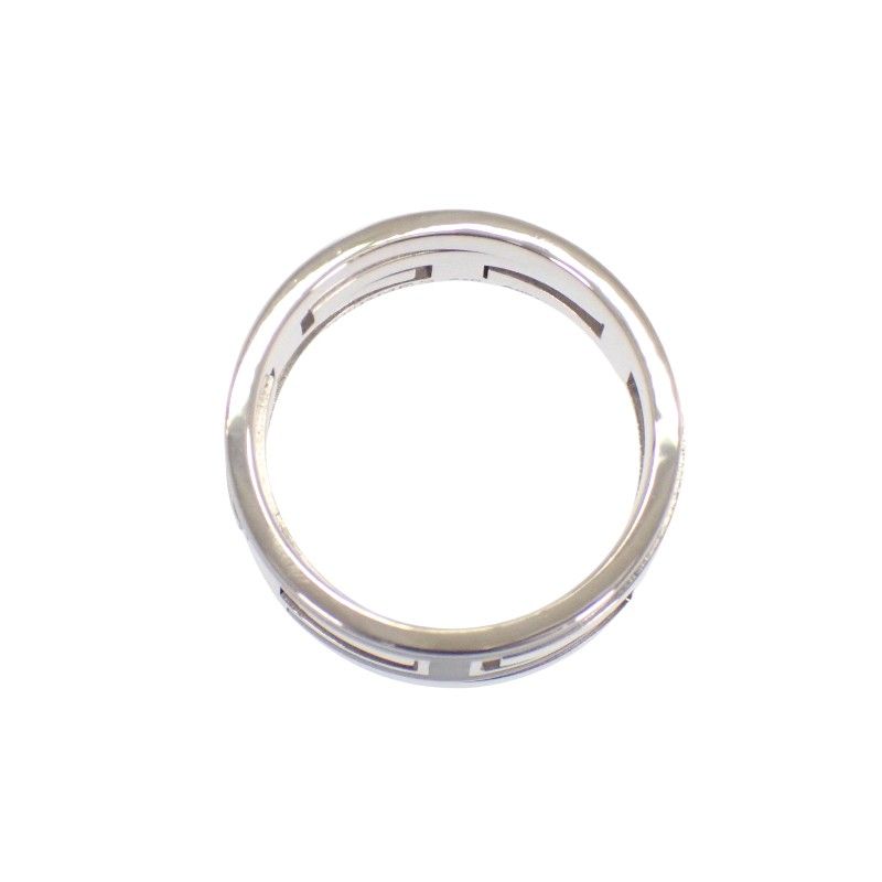 Hermes Move Ash Ring 925 Sterling Silver Black 53 AB — view 6