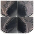 Gucci Bo Big GG Black Silver Canvas Shoulder — view 3