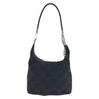 Gucci Bo Big GG Black Silver Canvas Shoulder — view 2