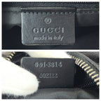 Gucci Bo Big GG Black Silver Canvas Shoulder — view 4