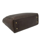 Loewe Heritage Log Leather Tote Shoulder Bag Brown — view 7