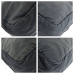 Prada Tessuto Black Silver Nylon Tote Shoulder — view 3