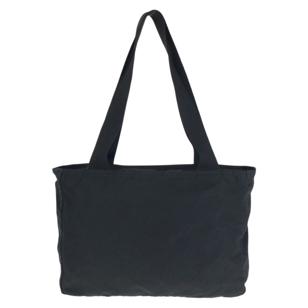 Prada Tessuto Black Silver Nylon Tote Shoulder — view 2