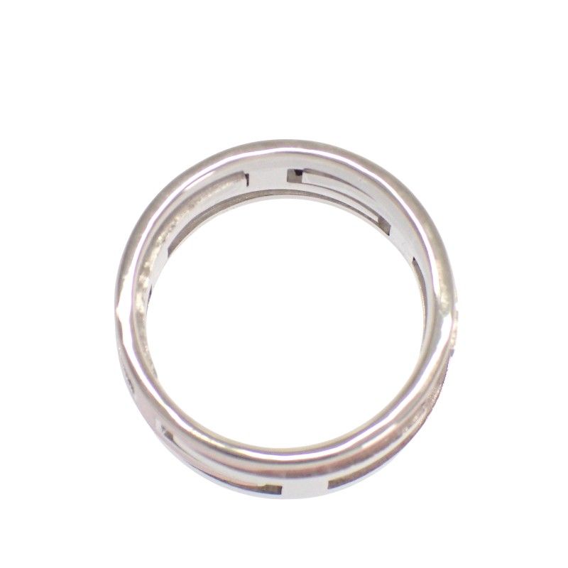 Hermes Move Ash Ring 925 Sterling Silver Pink 51 — view 5