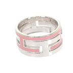Hermes Move Ash Ring 925 Sterling Silver Pink 51 — view 2
