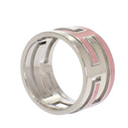 Hermes Move Ash Ring 925 Sterling Silver Pink 51 — view 6