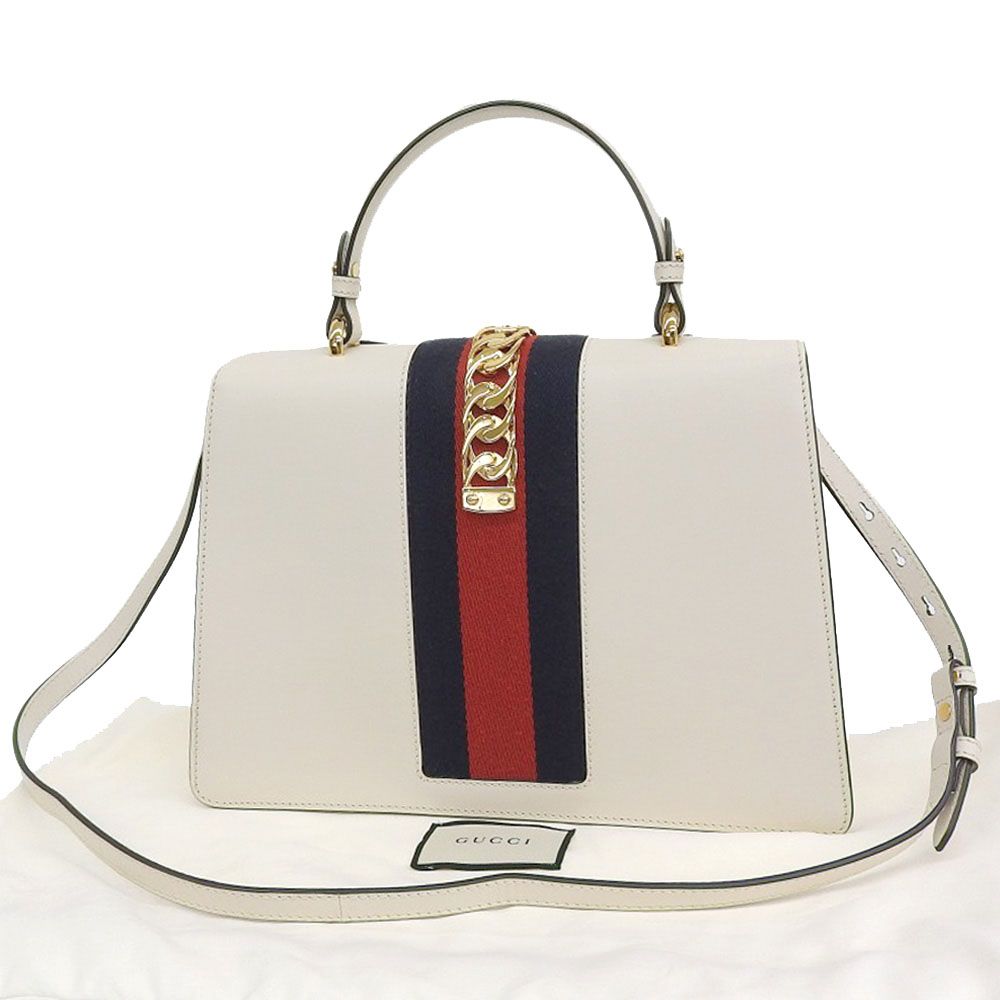 Gucci Sylvie Rose Applique Shoulder Bag