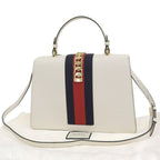 Gucci Sylvie Rose Applique Shoulder Bag