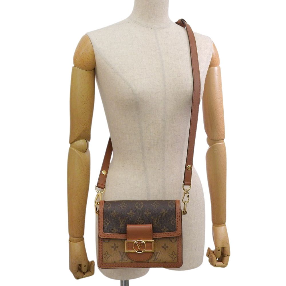 Louis Vuitton Monogram Reverse Dauphine Mini Shoulder Bag