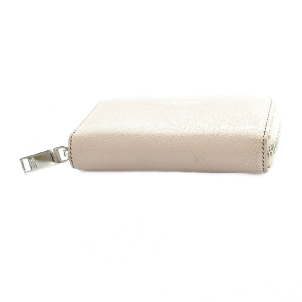 Saint Laurent Paris Coin Purse Zip Around Leather Pink — view 4