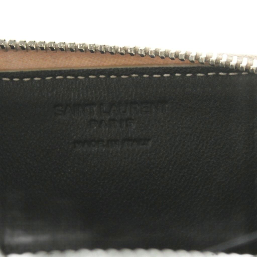 Saint Laurent Paris Coin Purse Zip Around Leather Pink — view 6