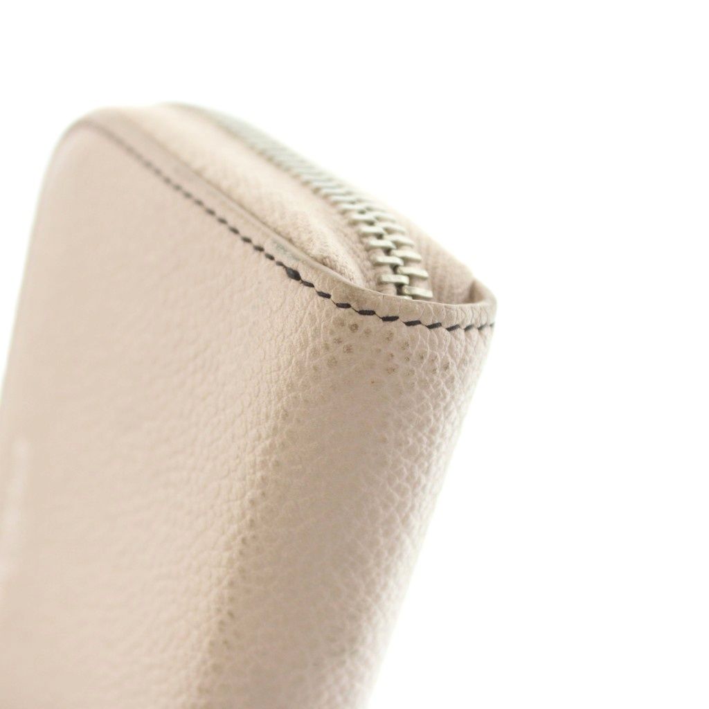 Saint Laurent Paris Coin Purse Zip Around Leather Pink — view 7