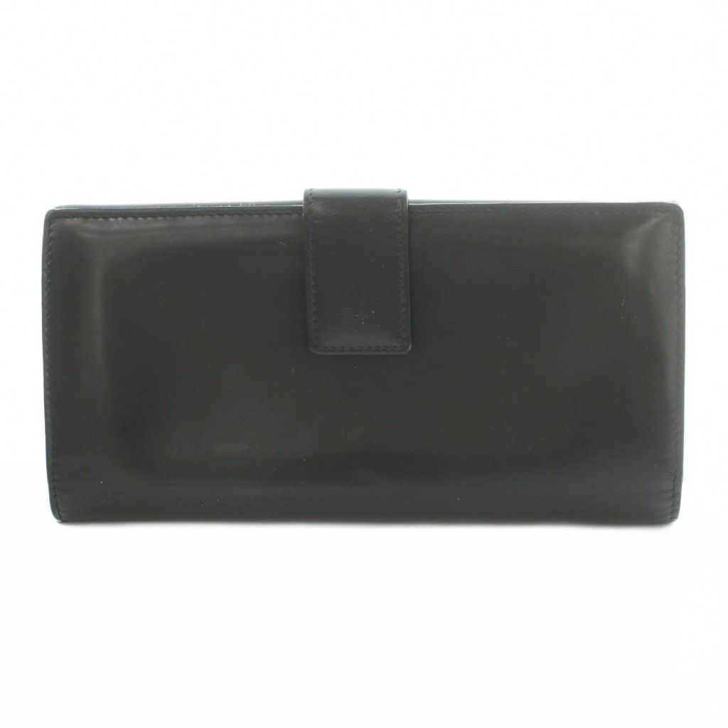 Gucci Wallet Bifold Coin Purse Leather Black — view 2