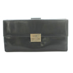 Gucci Wallet Bifold Coin Purse Leather Black