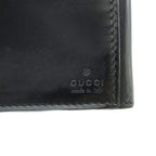 Gucci Wallet Bifold Coin Purse Leather Black — view 7