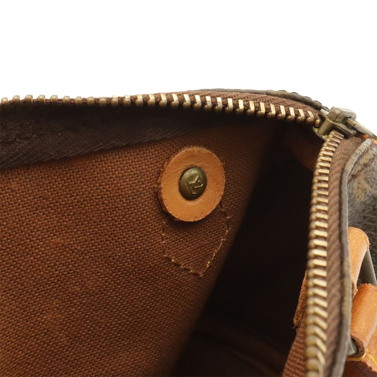 Louis Vuitton Monogram Mini Speedy Mini Bag Pouch Case — view 8