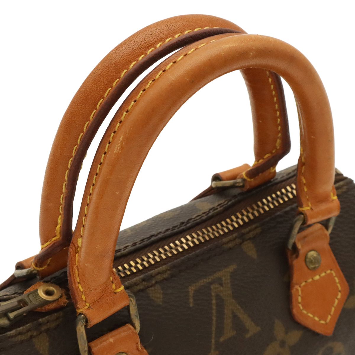 Louis Vuitton Monogram Mini Speedy Mini Bag Pouch Case — view 4