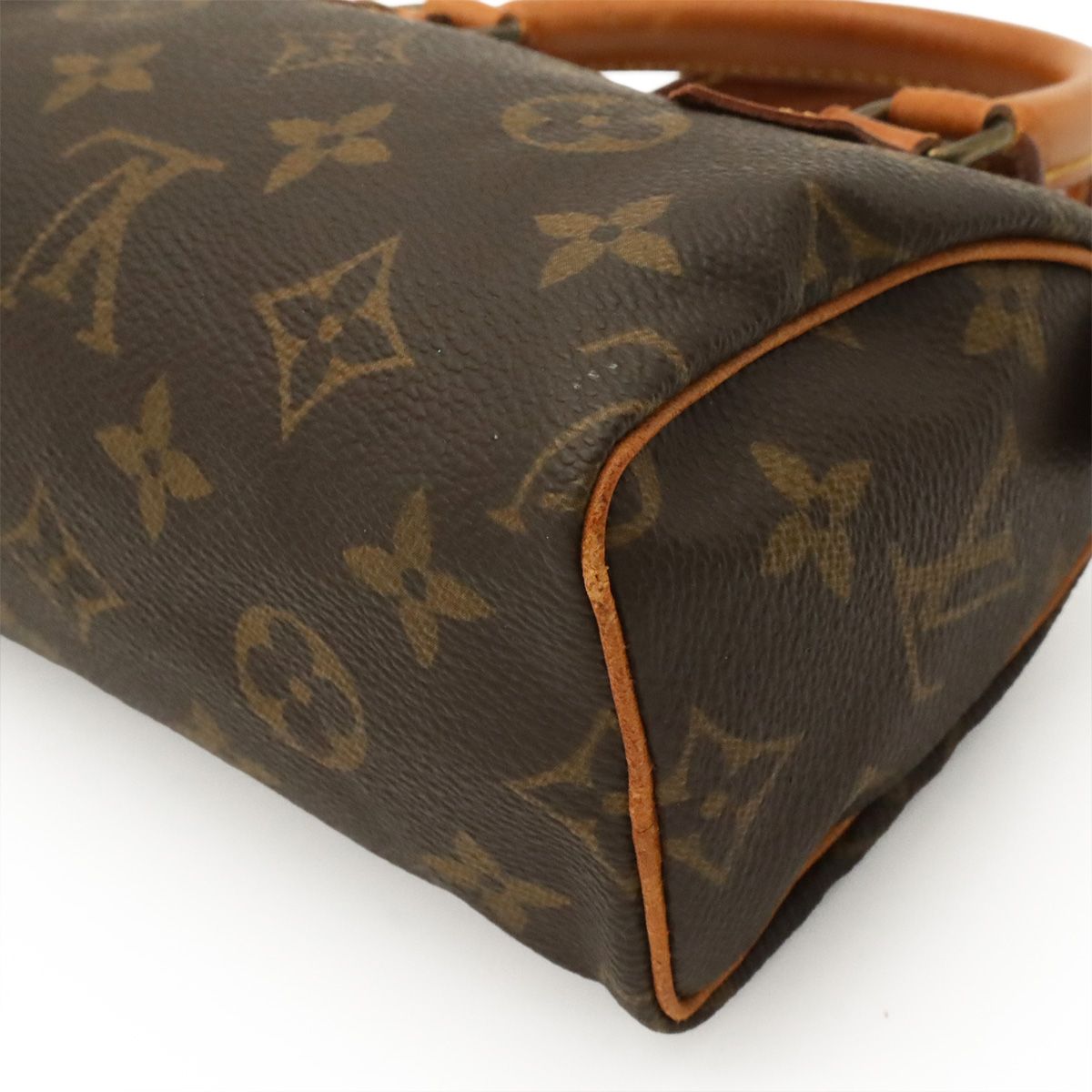 Louis Vuitton Monogram Mini Speedy Mini Bag Pouch Case — view 3