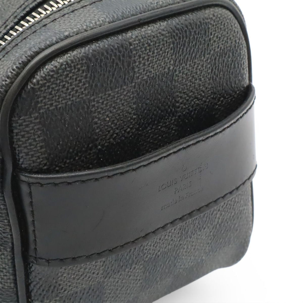 Louis Vuitton Damier Graphite Toilet Pouch Travel Clutch Handbag — view 4