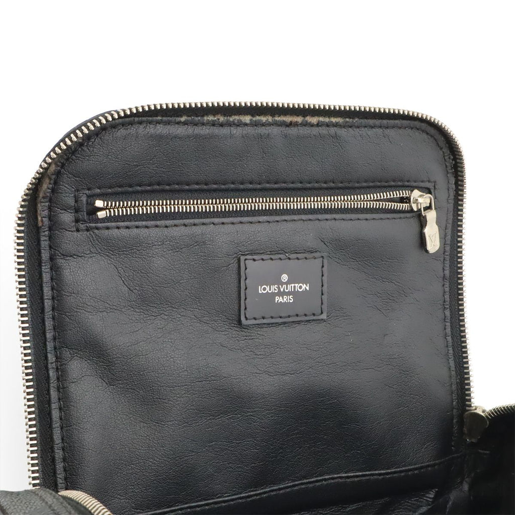 Louis Vuitton Damier Graphite Toilet Pouch Travel Clutch Handbag — view 7