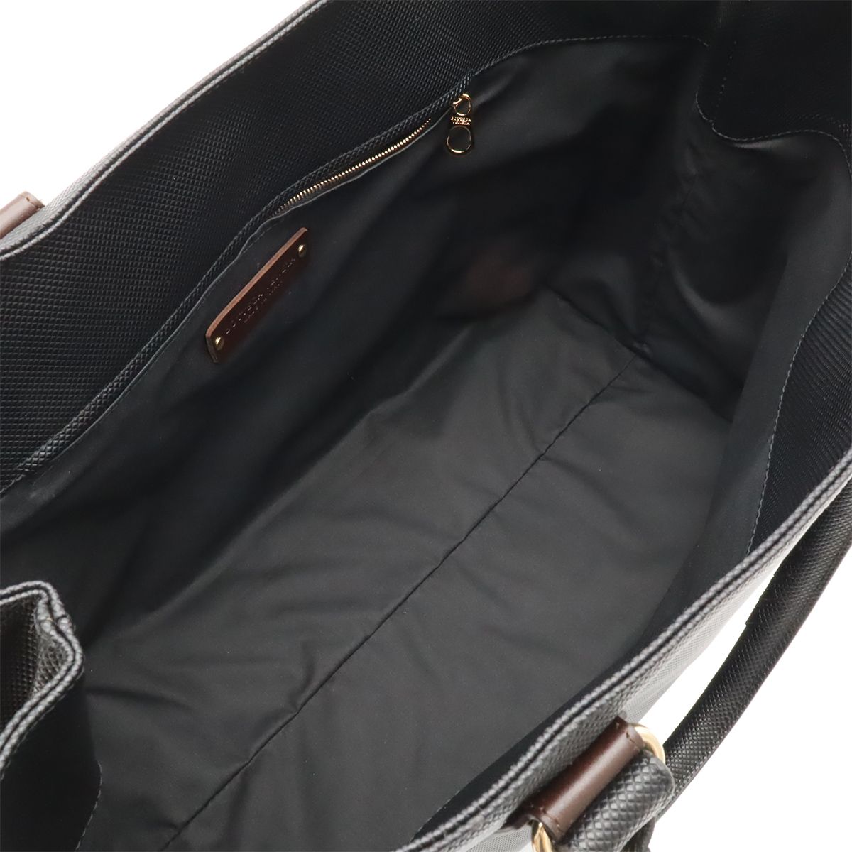 Bottega Veneta Marco Polo Tote Bag Leather Black Dark Brown — view 5