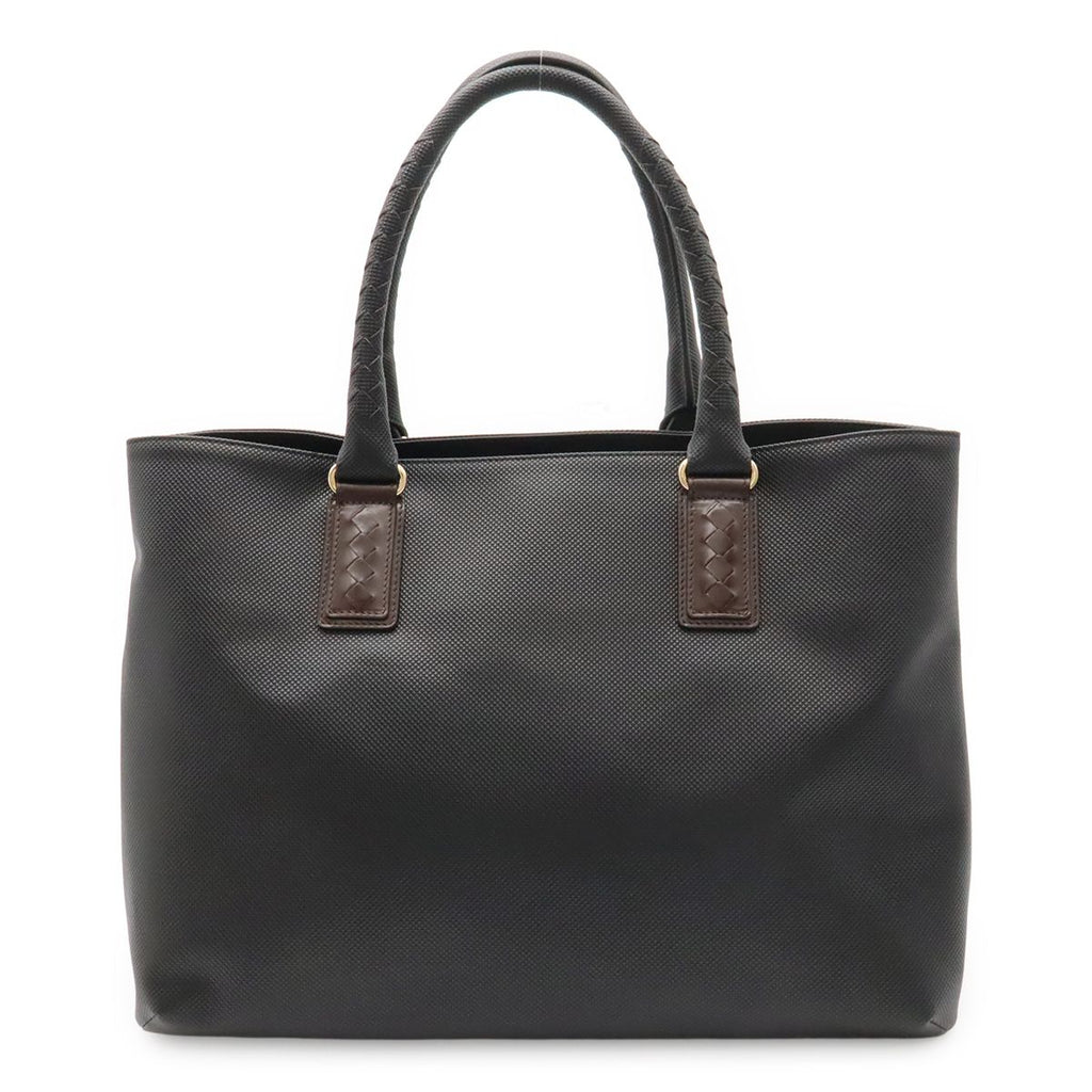 Bottega Veneta Marco Polo Tote Bag Leather Black Dark Brown