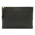 Louis Vuitton Monogram Empreinte Daily Pouch Clutch Leather Noir Black