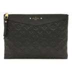 Louis Vuitton Monogram Empreinte Daily Pouch Clutch Leather Noir Black