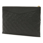 Louis Vuitton Monogram Empreinte Daily Pouch Clutch Leather Noir Black — view 2