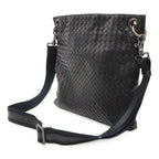 Bottega Veneta Intrecciato Shoulder Bag Crossbody Black — view 2