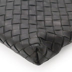 Bottega Veneta Intrecciato Shoulder Bag Crossbody Black — view 3