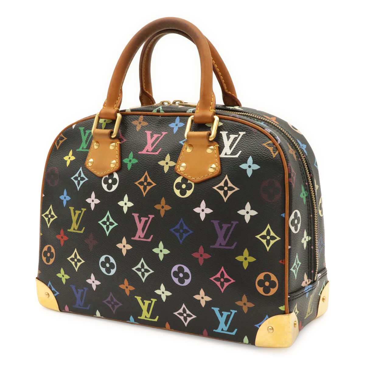 Louis Vuitton Monogram Multicolor Tourville Handbag Noir Black Gold — view 2