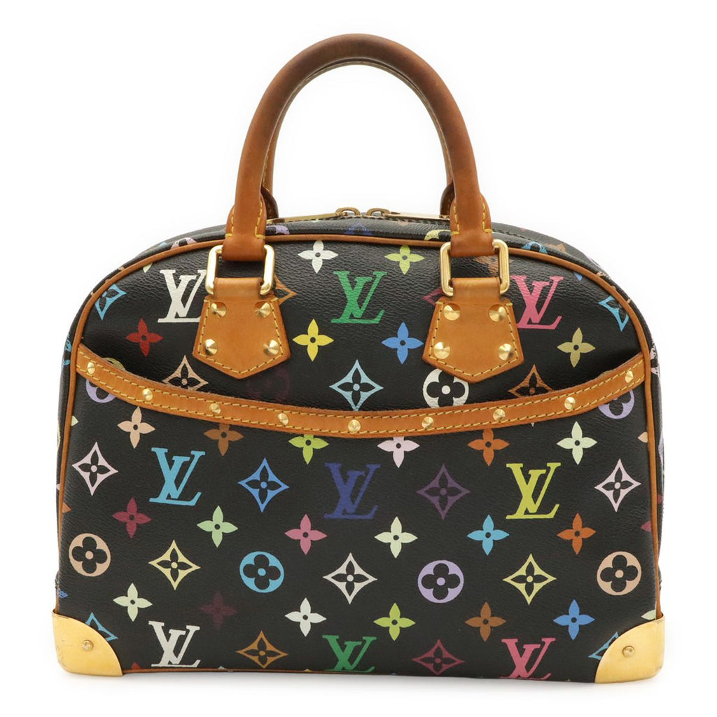 Louis Vuitton Monogram Multicolor Tourville Handbag Noir Black Gold