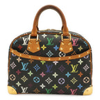 Louis Vuitton Monogram Multicolor Tourville Handbag Noir Black Gold