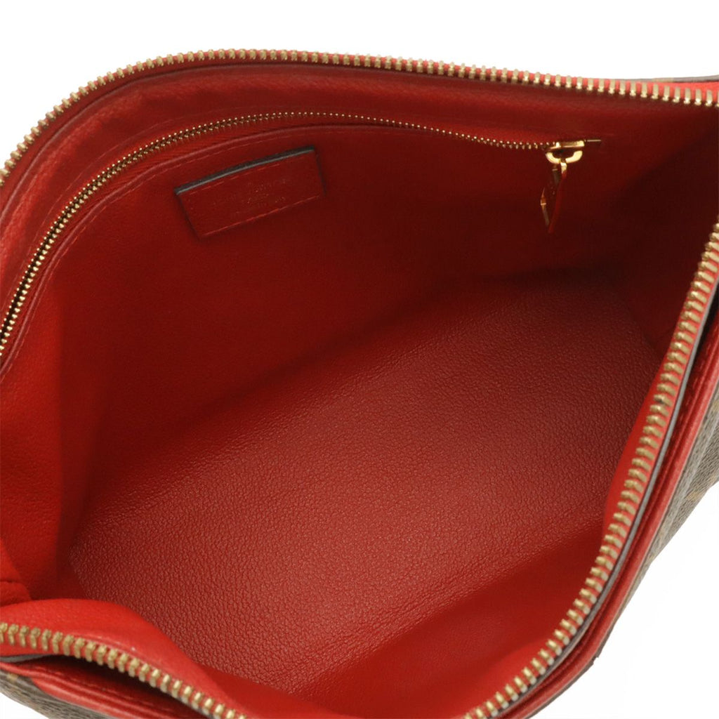 Louis Vuitton Monogram Pallas Beauty Case Makeup Pouch Multi Clutch Cerise — view 5