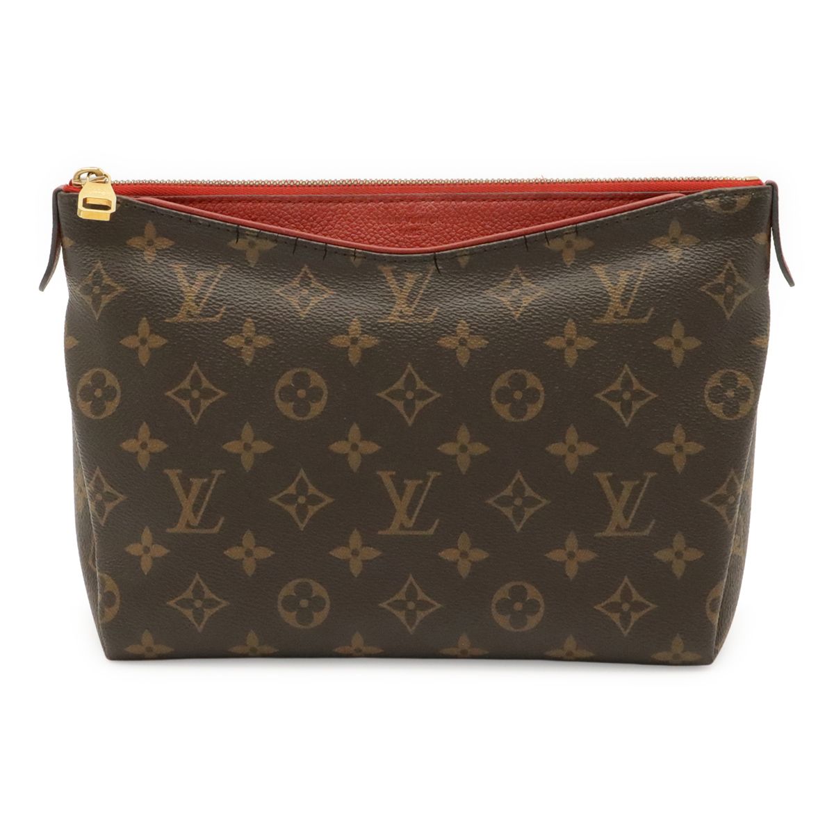 Louis Vuitton Monogram Pallas Beauty Case Makeup Pouch Multi Clutch Cerise