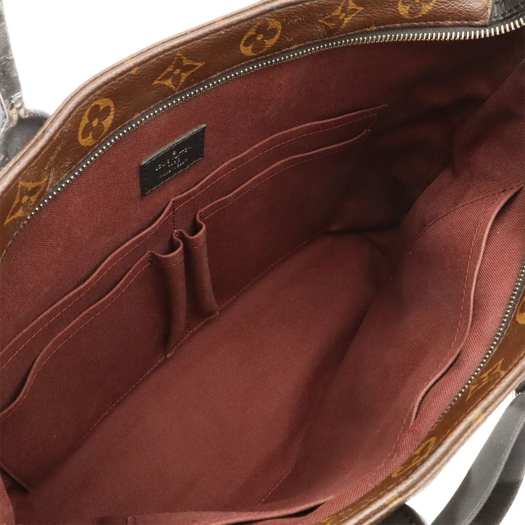 Louis Vuitton Monogram Macassar 7 DW Business Briefcase Document Purse Tote Bag — view 6