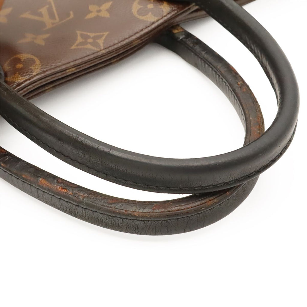 Louis Vuitton Monogram Macassar 7 DW Business Briefcase Document Purse Tote Bag — view 4