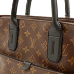 Louis Vuitton Monogram Macassar 7 DW Business Briefcase Document Purse Tote Bag — view 7