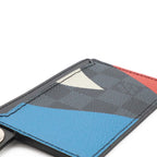 Louis Vuitton Damier Ecobalt Line Card Holder Code America's Cup Case ID — view 6