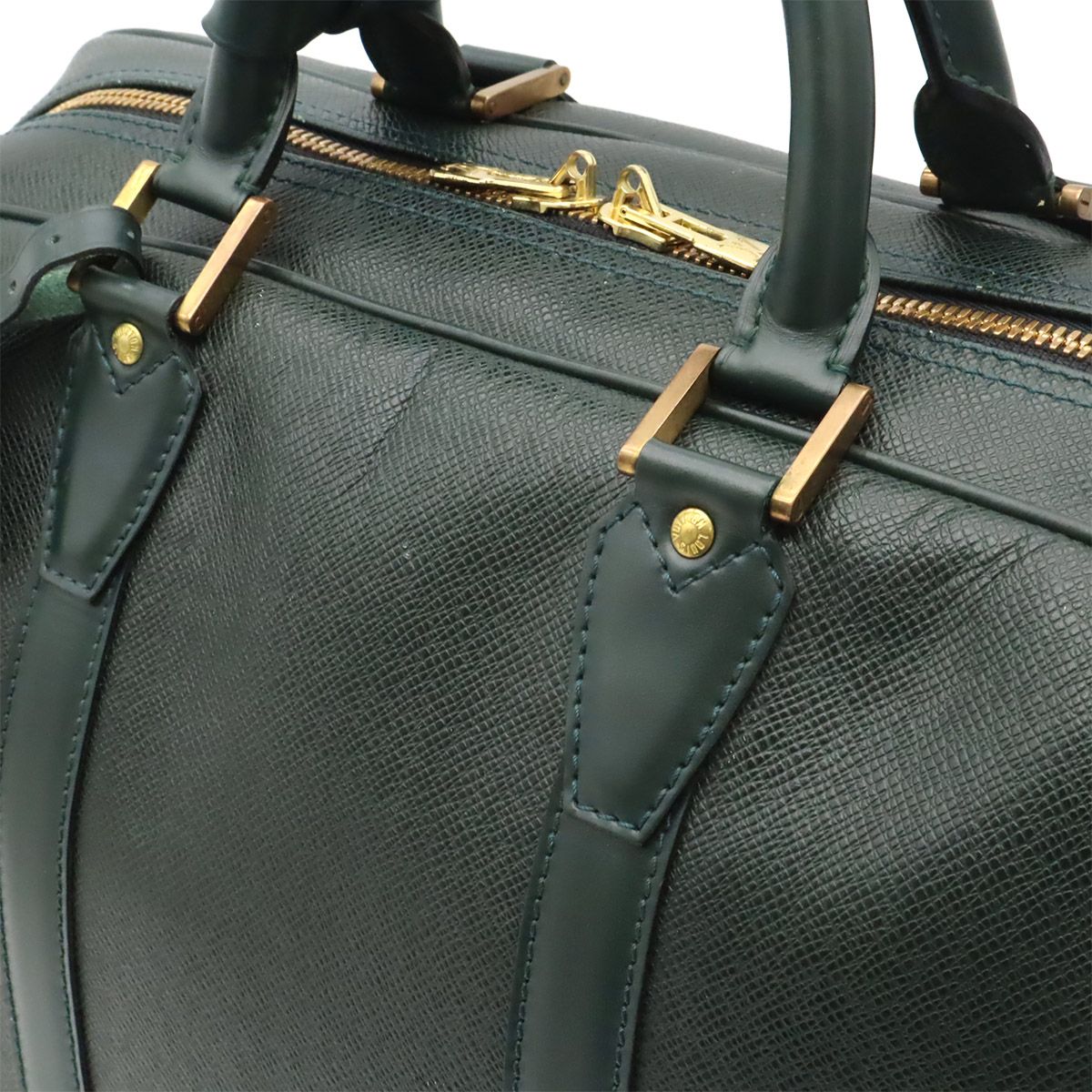Louis Vuitton Taiga Kendal PM Boston Bag Purse 2-Way Epi Sea Green — view 7