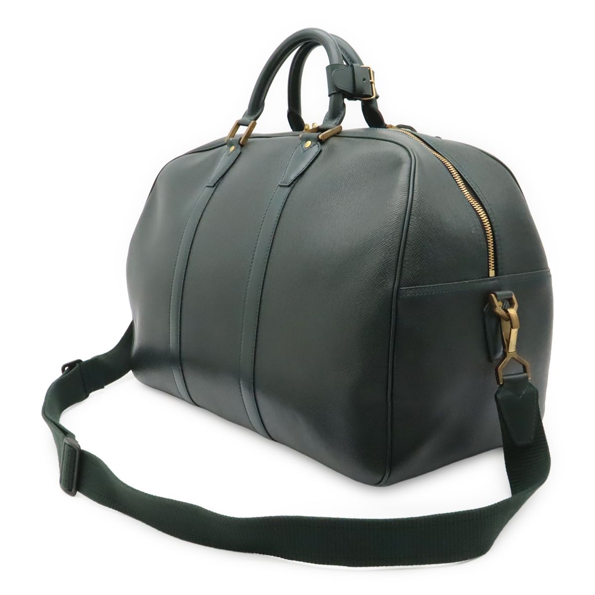 Louis Vuitton Taiga Kendal PM Boston Bag Purse 2-Way Epi Sea Green — view 2