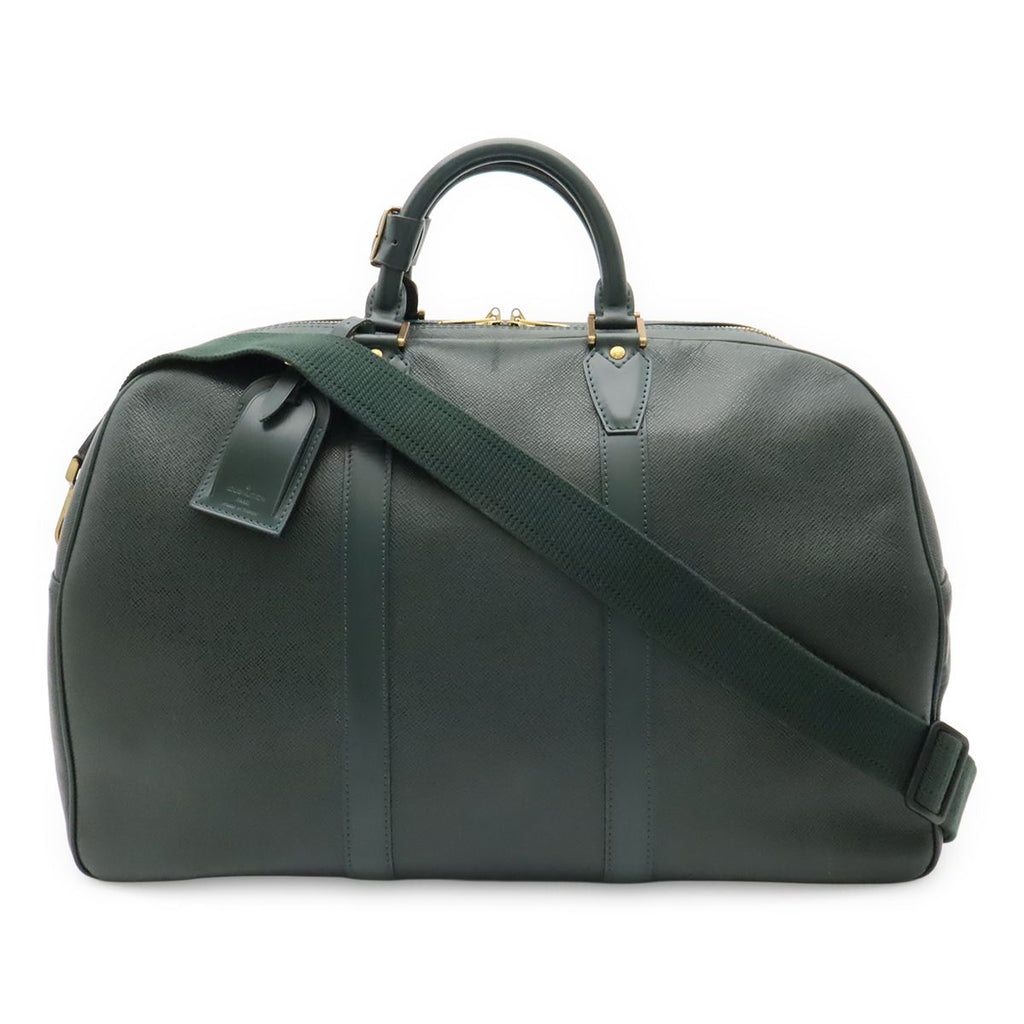 Louis Vuitton Taiga Kendal PM Boston Bag Purse 2-Way Epi Sea Green